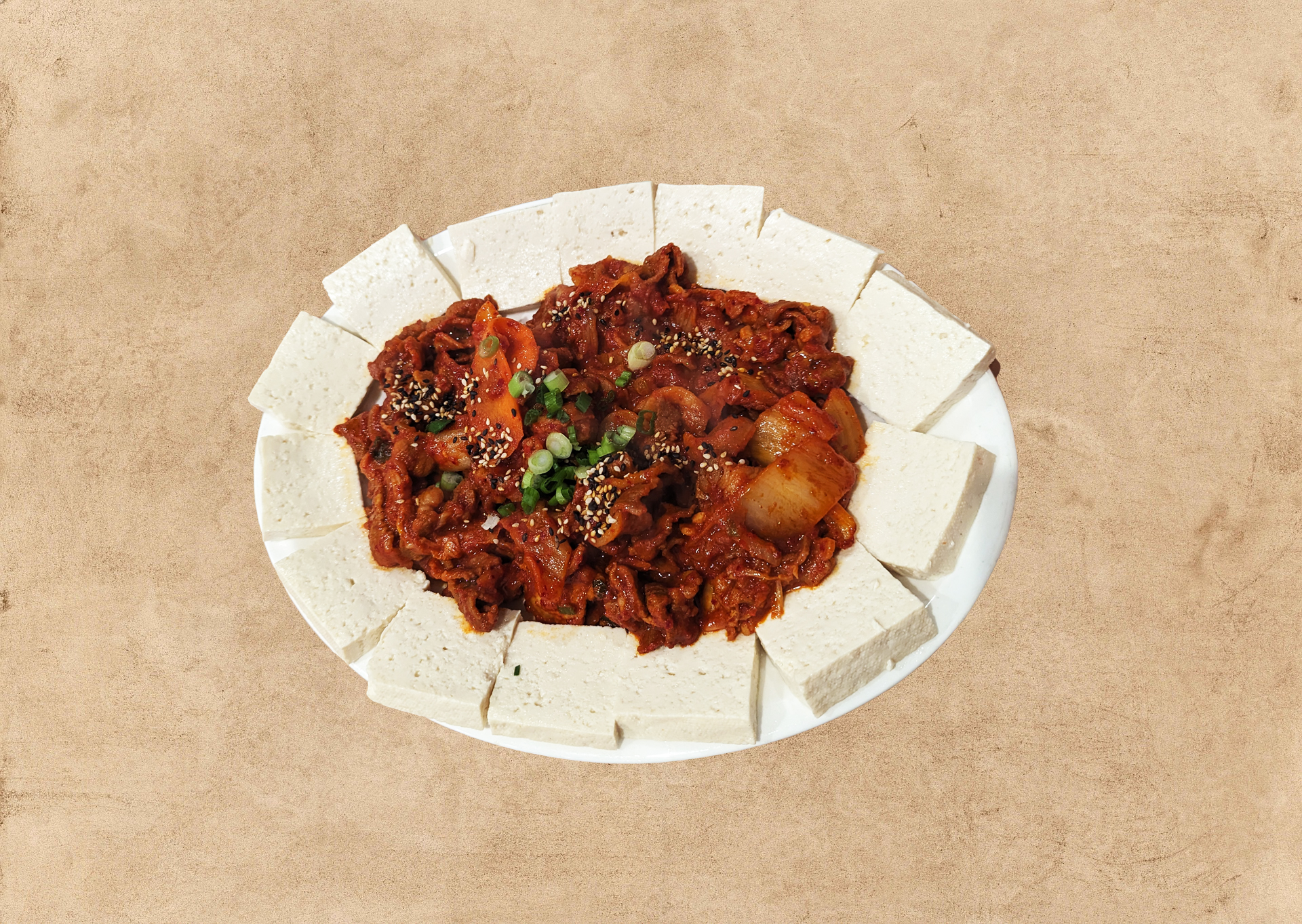 Jeyuk Tofu Kimchi